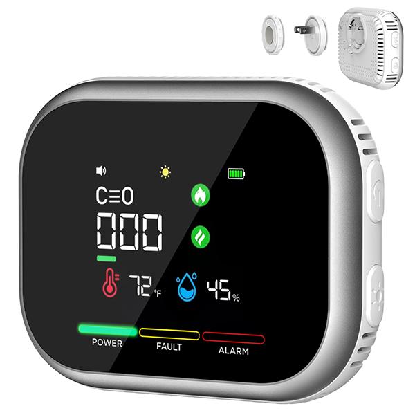 6-in-1 Home Smoke & Gas Safety Monitor