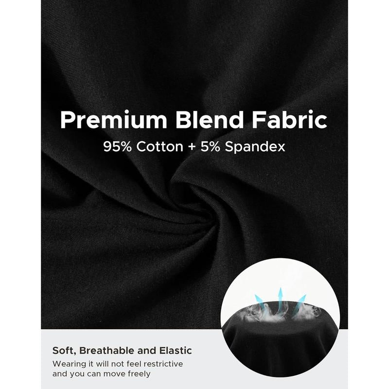 Men’s Plus-Size Breathable Boxer Briefs (Pack of 4)