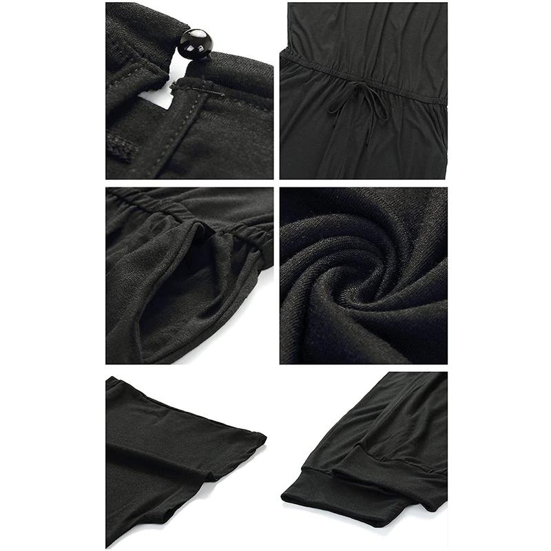 Women’s Off-Shoulder Stretch Jumpsuit